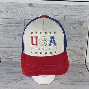 USA Drinking Team Adjustable Strap Cap
